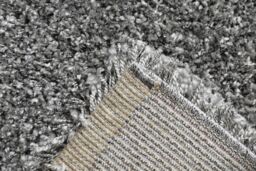 The Rug Shop UK Silver Plain Shaggy Easy to clean Machine Made Plain Rug - Size: 160 cm x 230 cm - thumbnail 8