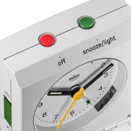 Braun Travel World Timer Analogue Clock in White - thumbnail 2