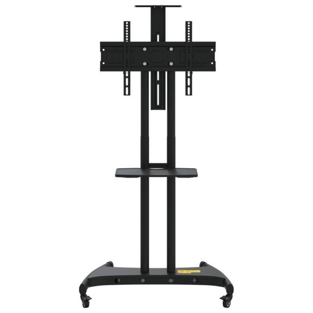 Berkfield Home TV Stand on Wheels 32-70 Inch Screen Max VESA 600x400 mm 60kg in Black - image 1