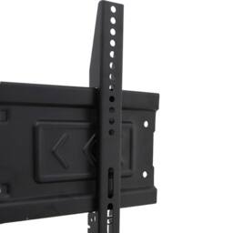 Berkfield Home TV Stand on Wheels 32-70 Inch Screen Max VESA 600x400 mm 60kg in Black - thumbnail 7