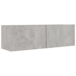Berkfield Home 6 Piece TV Cabinet Set Concrete Grey Engineered Wood - thumbnail 5