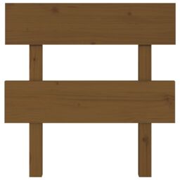 Berkfield Home Bed Headboard Honey Brown 93.5x3x81 cm Solid Wood Pine - thumbnail 3