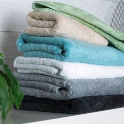 Allure Bath Fashions Marlborough Bamboo Towels - Super Soft, Absorbent & Hypo-Allergenic in Duck Egg Blue - thumbnail 2