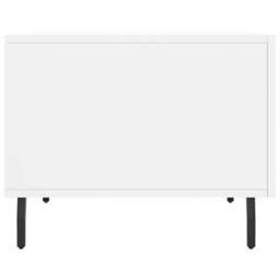 Berkfield Home Decorative Coffee Table White 50x50x40 cm Engineered Wood - Size: 50 x 50 x 40 cm - thumbnail 7