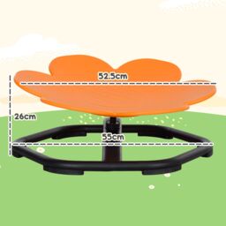 AIYAPLAY Sensory Spinning Chair for Autism Kids, for Coordination & Balance in Orange - Size: 1 Pack - thumbnail 3