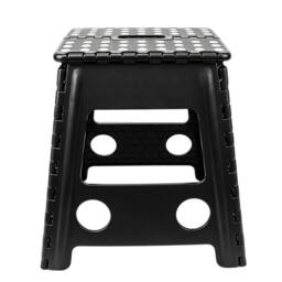 EONLION KitchenSteps Folding Step Stool Anti Slip Collapsible in Black - thumbnail 4