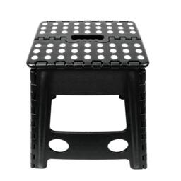 EONLION KitchenSteps Folding Step Stool Anti Slip Collapsible in Black - thumbnail 3
