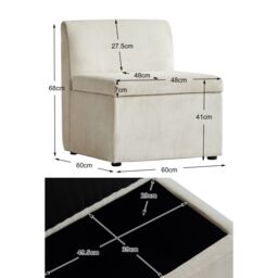 Nordlys Sofa with Terracotta Fabric in Beige - thumbnail 5