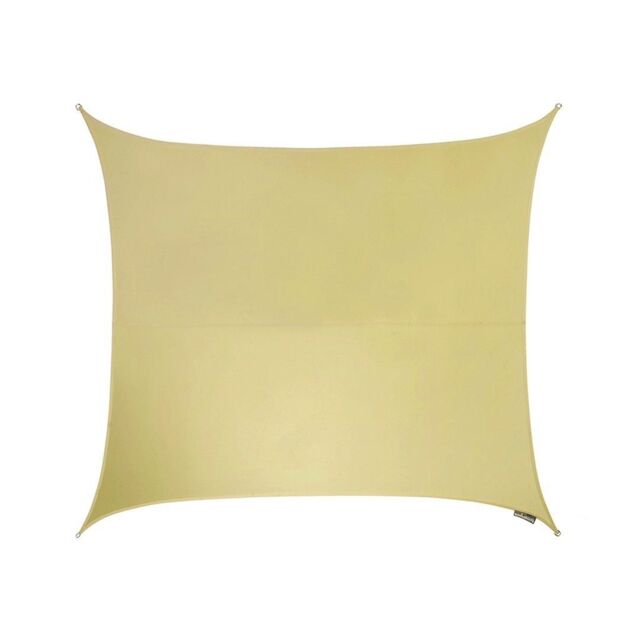 Primrose 2m Square Waterproof Patio Sun Shade Canopy 98% UV Block Free Rope in Beige - image 1