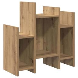 Berkfield Home Side Cabinet Artisan oak 60 x 26 x 60 cm Engineered wood in Brown - thumbnail 3