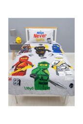 Ninjago Single Reversible Duvet Cover and Pillowcase Bedding Set - thumbnail 1