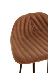 Orsina Churchill Tan Genuine Leather Wall Mirror in Brown - thumbnail 4
