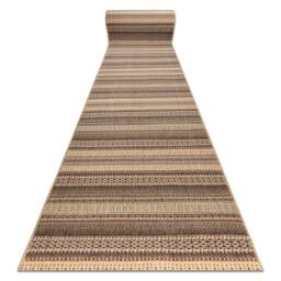 RugsX Wool Djobie Runner in Beige - Size: 80 cm x 430 cm - thumbnail 1