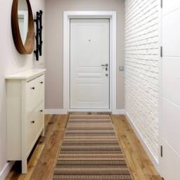 RugsX Wool Djobie Runner in Beige - Size: 80 cm x 430 cm - thumbnail 3