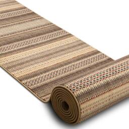 RugsX Wool Djobie Runner in Beige - Size: 80 cm x 430 cm - thumbnail 2