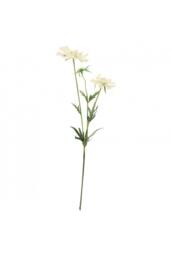 KDMD White Scabiosa Spray 75cm Artificial Flowers - thumbnail 4