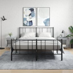 Berkfield Home Bedside Cabinets 2 pcs Concrete Grey 40x35x50 cm Engineered Wood - Size: 40 x 35 x 50 cm - thumbnail 1