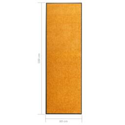 Berkfield Home Pliable Doormat Washable Orange 60x180 cm - thumbnail 6