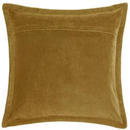Voyage Maison Mayura Peacock Embellished Velvet Cushion in Mustard - Size: 55 cm x 55 cm - thumbnail 3
