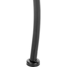 Wyld and Coco Garden Accent Chair Black Iron With Armrests - Vintage Retro - thumbnail 8