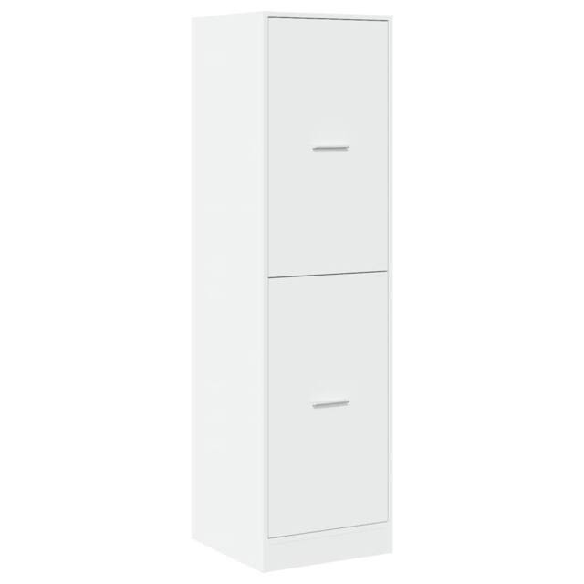 Berkfield Home Elegant Apothecary Cabinet¬†White 40x41x144.5 cm Engineered Wood in White - image 1