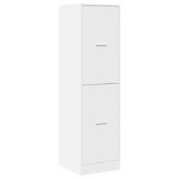 Berkfield Home Elegant Apothecary Cabinet¬†White 40x41x144.5 cm Engineered Wood in White - thumbnail 1