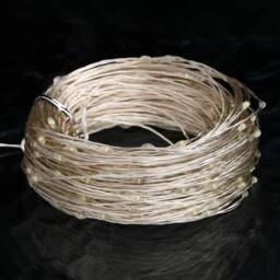 Berkfield Home LED Micro Fairy String Lights 40m 400 LED Cold White 8 Function - thumbnail 4