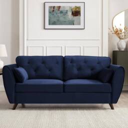Home Detail Mona 3 Seater Sofa in Blue - thumbnail 2