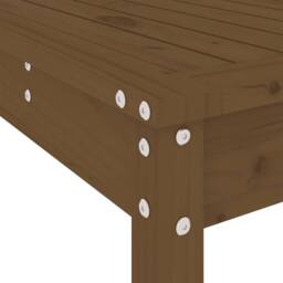 Berkfield Home Beautiful 9 Piece Garden Bar Set Honey Brown Solid Wood Pine - thumbnail 7