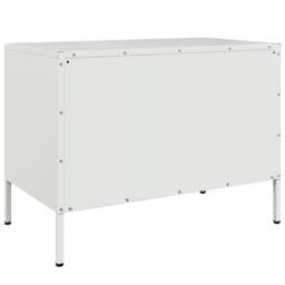 Berkfield Home TV Cabinets 2 pcs White 68x39x50.5 cm Steel - thumbnail 9
