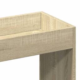 Berkfield Home Highboard¬†Sonoma Oak 92x33x140 cm Engineered Wood in Light Tan - Size: 92 x 33 x 140 cm - thumbnail 9