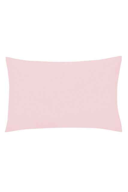 Helena Springfield 'Plain Dye Large' Polycotton Standard Pillowcase in Baby Pink - Size: Standard Pillow Case - image 1