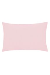Helena Springfield 'Plain Dye Large' Polycotton Standard Pillowcase in Baby Pink - Size: Standard Pillow Case - thumbnail 1