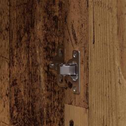 Berkfield Home Wardrobe Old Wood 55x25x189 cm Engineered Wood in Brown - Size: 55 x 25 x 189 cm - thumbnail 9
