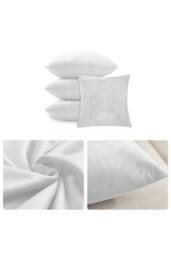 KDMD 4 Pack Velvet Cushion Covers Square Pillow 45x45cm Silver - Size: 45x45 cm - thumbnail 9