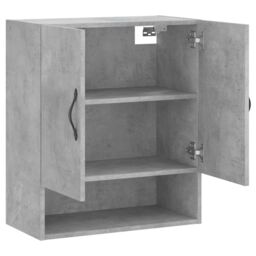 Berkfield Home Wall Cabinet Concrete Grey 60x31x70 cm Engineered Wood - Size: 60 x 31 x 70 cm - thumbnail 6
