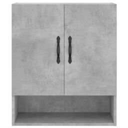 Berkfield Home Wall Cabinet Concrete Grey 60x31x70 cm Engineered Wood - Size: 60 x 31 x 70 cm - thumbnail 5