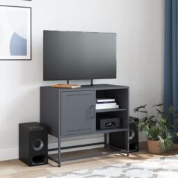 Berkfield Home TV Cabinet Pink 100.5x39x60.5 cm Steel - thumbnail 3