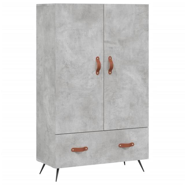 Berkfield Home Highboard Concrete Grey 69.5x31x115 cm Engineered Wood - image 1