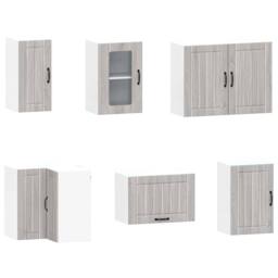 Berkfield Home 11 Piece Kitchen Cabinet Set Kalmar Grey Sonoma Engineered Wood - thumbnail 5
