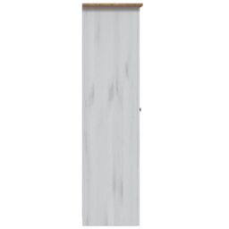 Berkfield Home 3-Door Wardrobe White 118x50x171.5 cm Pine Panama Range - thumbnail 6