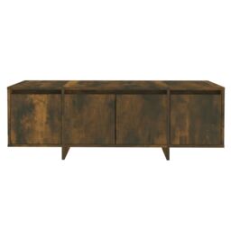 Berkfield Home TV Cabinet Smoked Oak 120x30x40.5 cm Engineered Wood in Brown - thumbnail 6