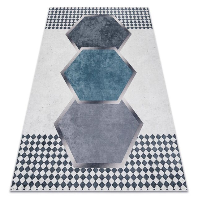 RugsX Andre Rug in White - Size: 120 cm x 170 cm - image 1
