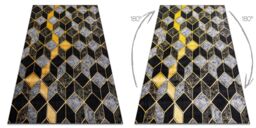 RugsX Gloss Rug in Black - Size: 140 cm x 190 cm - thumbnail 2