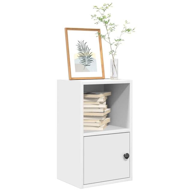 Berkfield Home Bookcase White 31x24x52 cm Engineered Wood - Size: 31 x 24 x 52 cm - image 1