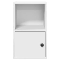 Berkfield Home Bookcase White 31x24x52 cm Engineered Wood - Size: 31 x 24 x 52 cm - thumbnail 5