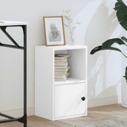 Berkfield Home Bookcase White 31x24x52 cm Engineered Wood - Size: 31 x 24 x 52 cm - thumbnail 3