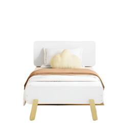 Amani 3ft Single Kids Bed Sturdy Timber Frame with 100kg Weight Capacity in Soft White - thumbnail 4