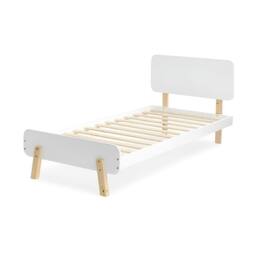 Amani 3ft Single Kids Bed Sturdy Timber Frame with 100kg Weight Capacity in Soft White - thumbnail 3
