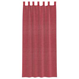 Berkfield Home Voile Curtains with Loops 2 pcs Wine Red 140x245 cm - thumbnail 4